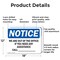 Signmission We Are Out Of The Office If You Need Any, 18 in W x Rectangle, Aluminum OS-2PACK-NS-A-1218-L-18991 - alternate 8
